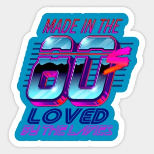 80s Ladies Love Sticker